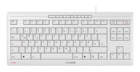 CHERRY STREAM KEYBOARD TKL Tastatur Universal USB QWERTZ Deutsch Weiß