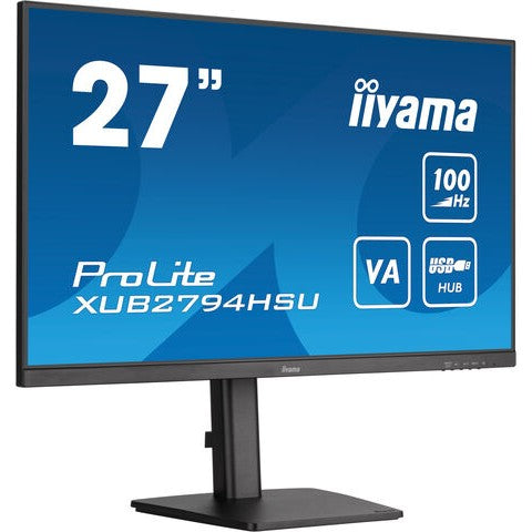 68.6cm/27" (1920x1080) Iiyama XUB2794HSU-B6 DP HDMI 4ms LS Höhenverstellbar Black
