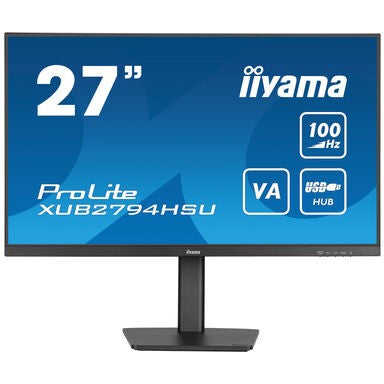68.6cm/27" (1920x1080) Iiyama XUB2794HSU-B6 DP HDMI 4ms LS Höhenverstellbar Black