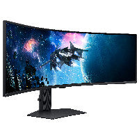 Samsung 124cm/49" (5120x1440) Samsung Odyssey G9 S49CG954EU 32:9 DualQuadHD Curved Gaming 240Hz 1ms HDR1000 2xHDMI DP USB Black – Ansicht 3