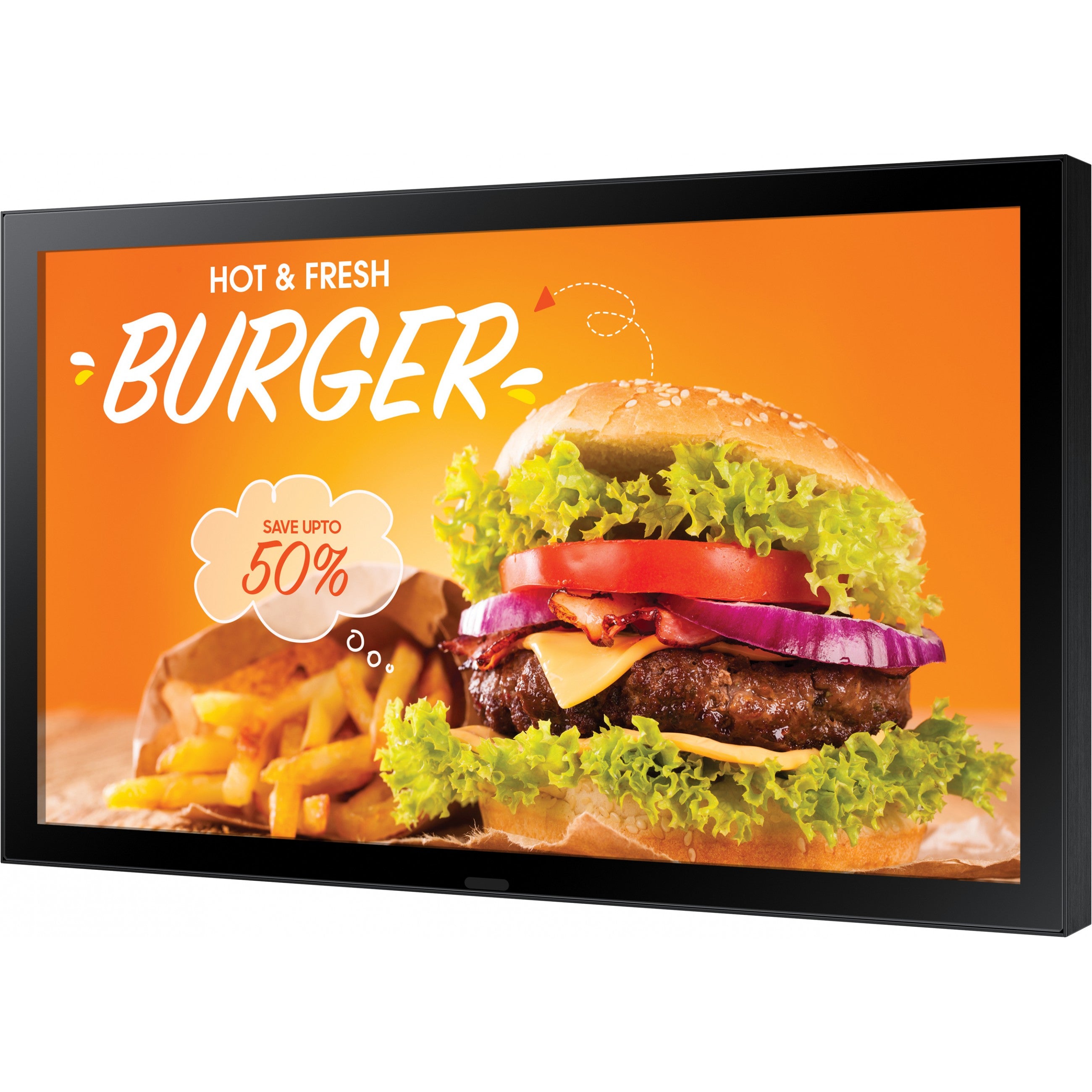 61cm/24" (1920x1080) Samsung LH24OHBEBGBXEN 16:9 FHD IPS Outdoor 14ms 24/7 USB HDMI LAN 24%Haze Tizen Black