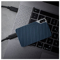 Intenso Lesen/Schreiben bis zu 500 MB/s/500GB USB Typ-C 3.2 Gen 1 (3.1 Gen 1) Blau, Grau