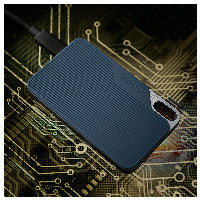 Intenso Lesen/Schreiben bis zu 500 MB/s/500GB USB Typ-C 3.2 Gen 1 (3.1 Gen 1) Blau, Grau