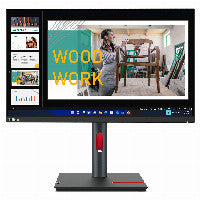 Lenovo 60,5cm/23,8" (2560x1440) Lenovo ThinkVision P24q-30 16:9 QHD IPS 60Hz 4ms HDMI DP USB Vesa Black