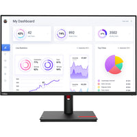 80cm/31.5" (3840x2160) Lenovo ThinkVision T32p-30 16:9 4K IPS 4ms 60Hz HDMI DP USB-C Pivot Black