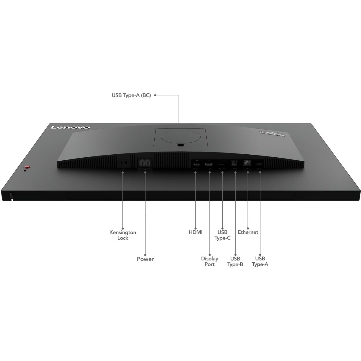 80cm/31.5" (3840x2160) Lenovo ThinkVision T32p-30 16:9 4K IPS 4ms 60Hz HDMI DP USB-C Pivot Black