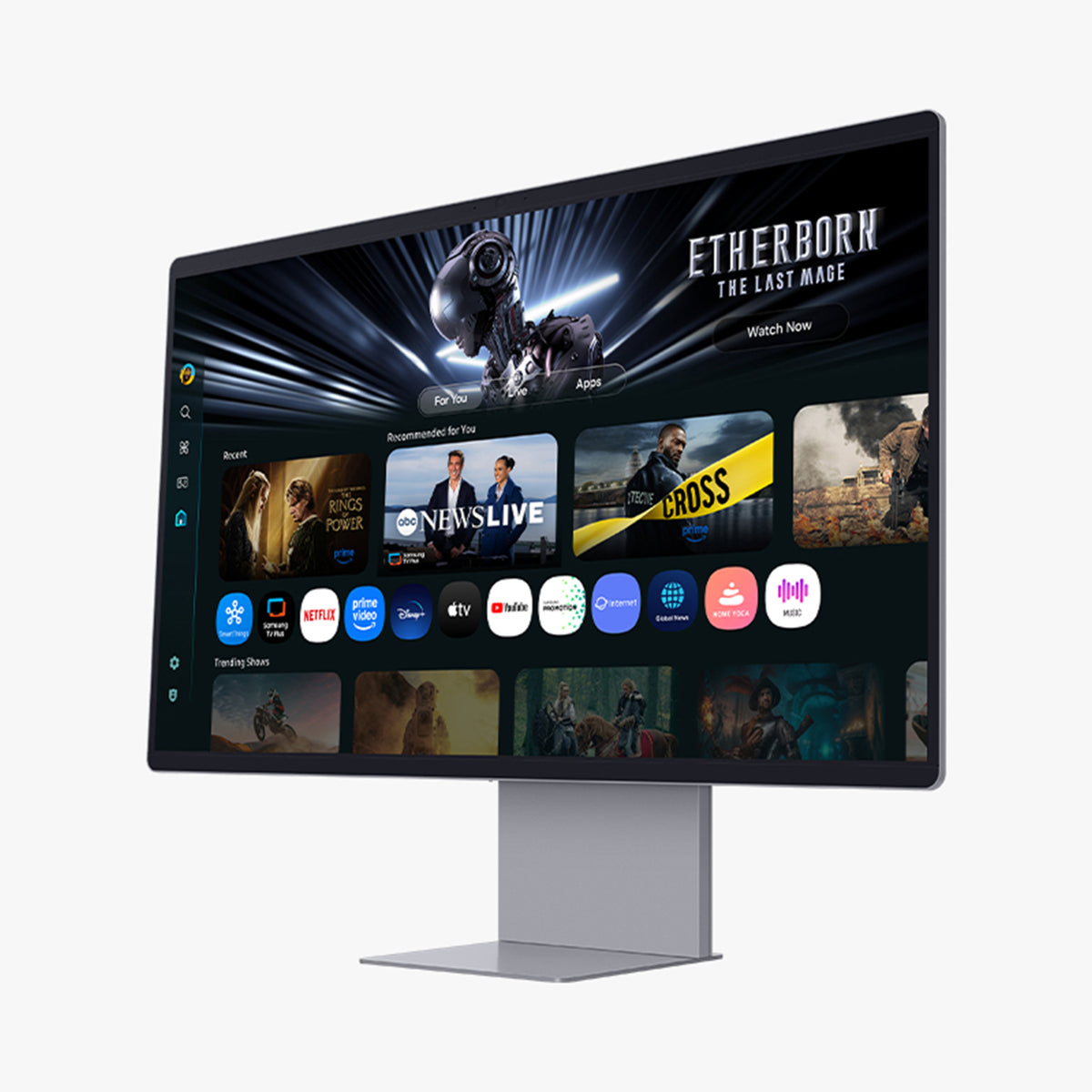 Samsung M90SF Computerbildschirm 81,3 cm (32") 3840 x 2160 Pixel 4K Ultra HD OLED Silber