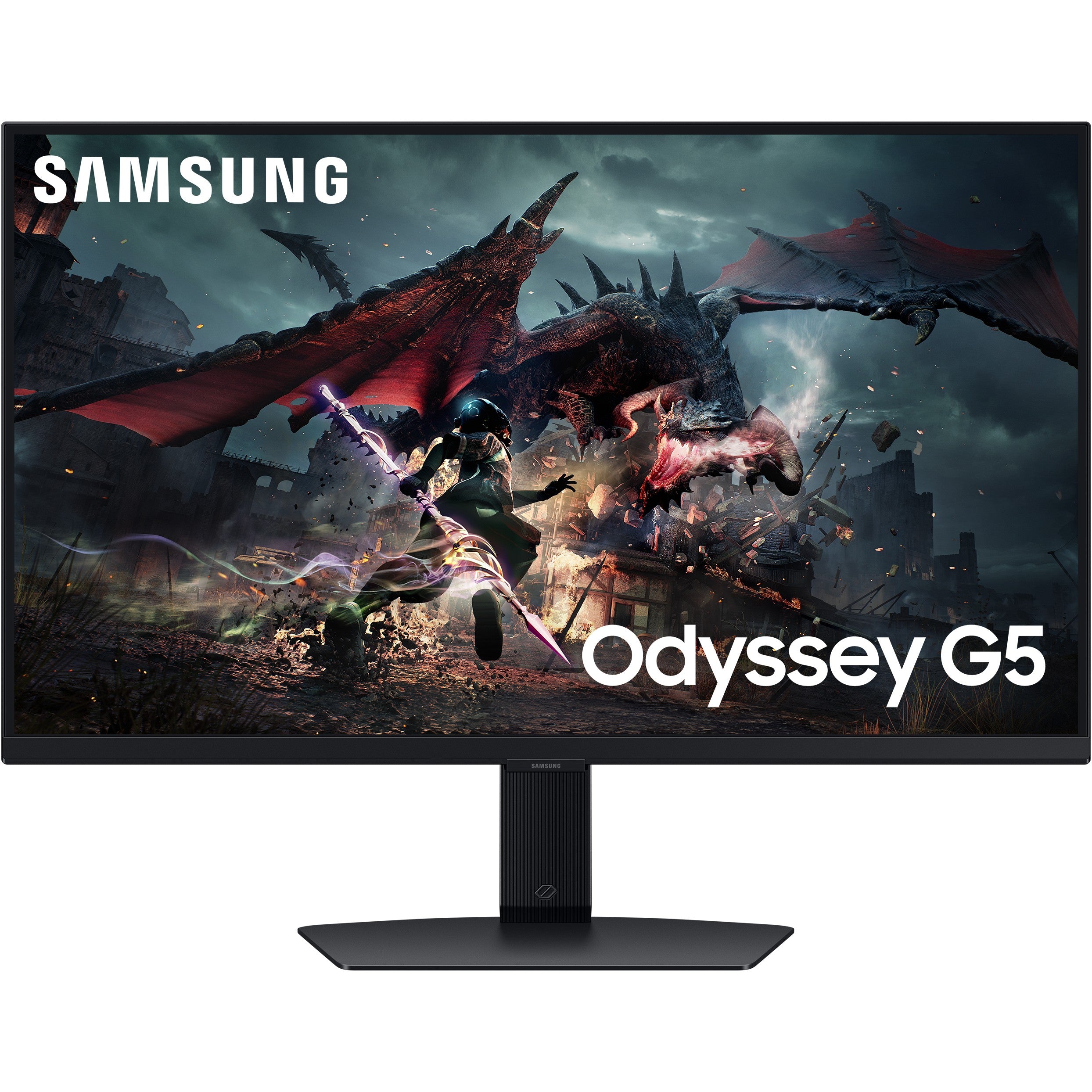 68.6cm/27" (2460x1440) Samsung Odyssey G5 S27DG500EU QHD IPS LED Gaming 1ms 180Hz HDR400 HDMI DP Pivot Black