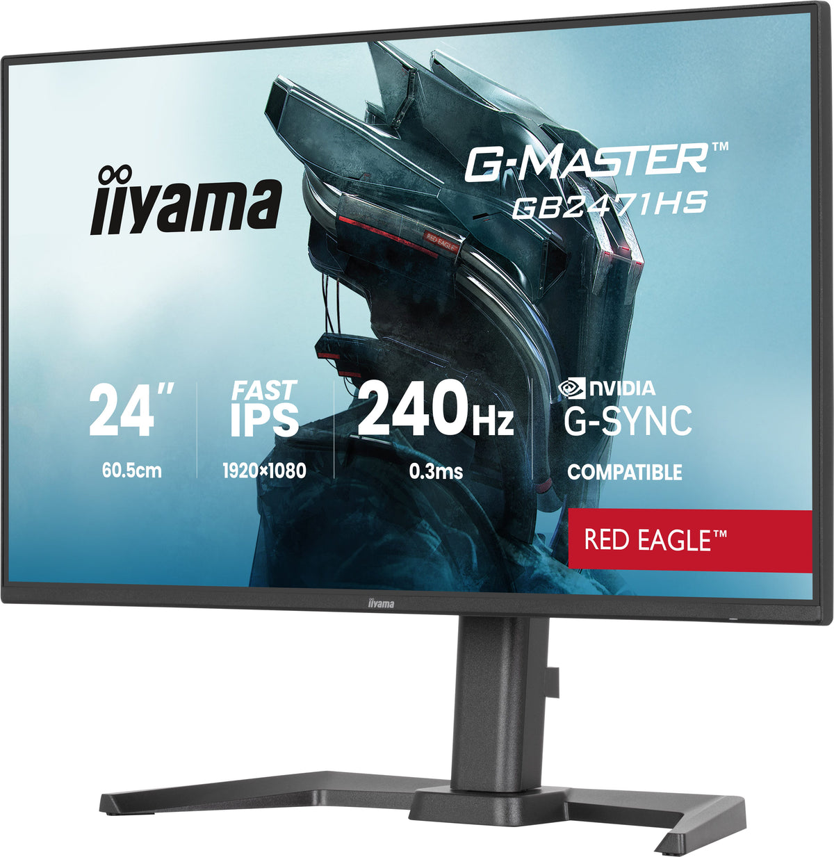 iiyama G-MASTER GB2471HS-B1 Computerbildschirm 60,5 cm (23.8") 1920 x 1080 Pixel Full HD Schwarz