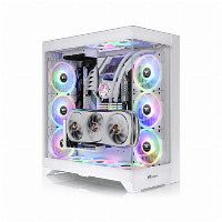 Thermaltake CTE E600 ATX Mid Tower White with Tempered Glass Side Panel and USB 3.2 Gen 2 Type-C USB 3.2 Gen 1 Type-A