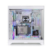 Thermaltake CTE E600 ATX Mid Tower White with Tempered Glass Side Panel and USB 3.2 Gen 2 Type-C USB 3.2 Gen 1 Type-A