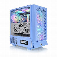 Thermaltake Ceres 330 ATX Mid Tower Blue ARGB Tempered Glass Side Panel