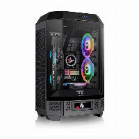 Thermaltake Tower 300 Black Micro-ATX Case; 2x140mm CT Fan Included; Support Up to 420mm Radiator; Horizontal display capable with optional Chassis Stand Kit/Optional LCD Kit; CA-1Y4-00S1WN-00
