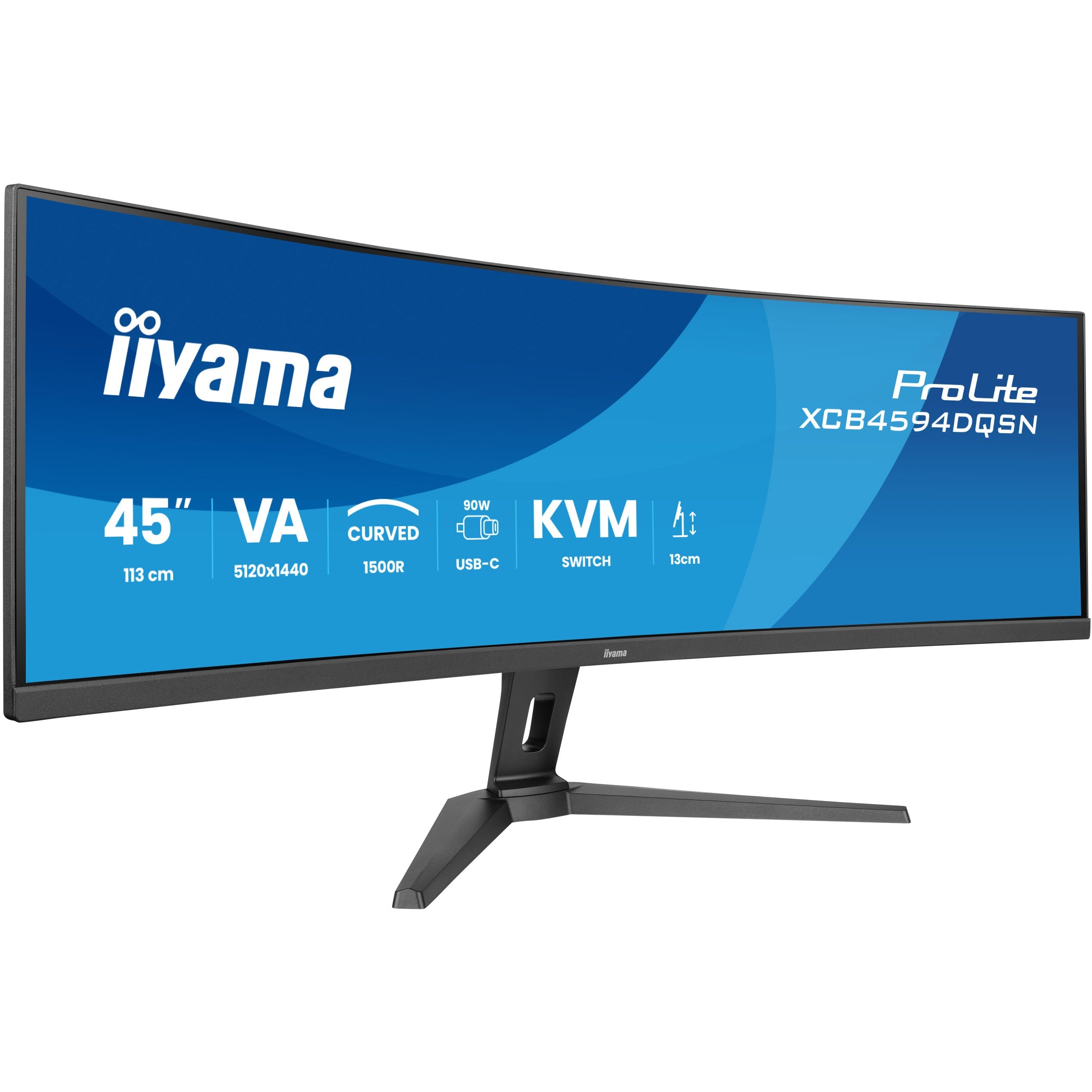 IIYAMA 113cm (44.5") XCB4594DQSN-B1 32:9 2xHDMI+DP+USB-C Cu retail