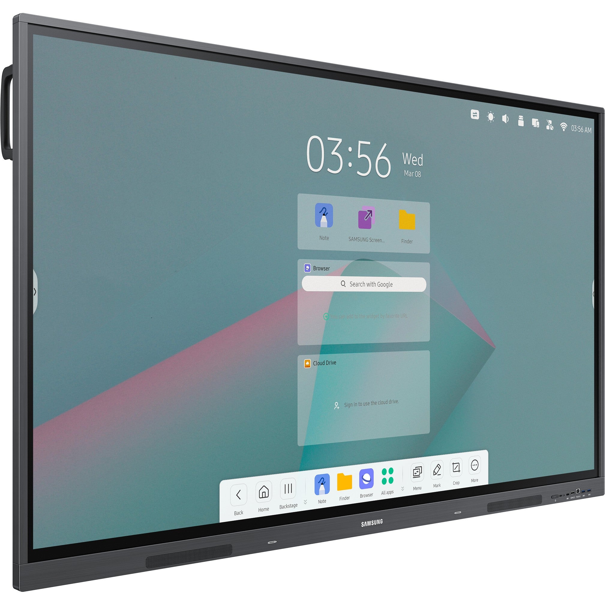 190cm/75" (3840x2160) Samsung Interactive Display WA75C 16:9 4K UHD Touch 16/7 8ms 60Hz Wifi LAN BT HDMI USB-C Android Black