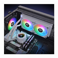 K Cooler Wasserkühlung Thermaltake TH240 V2 ARGB Sync CPU Liquid Cooler Snow Edition