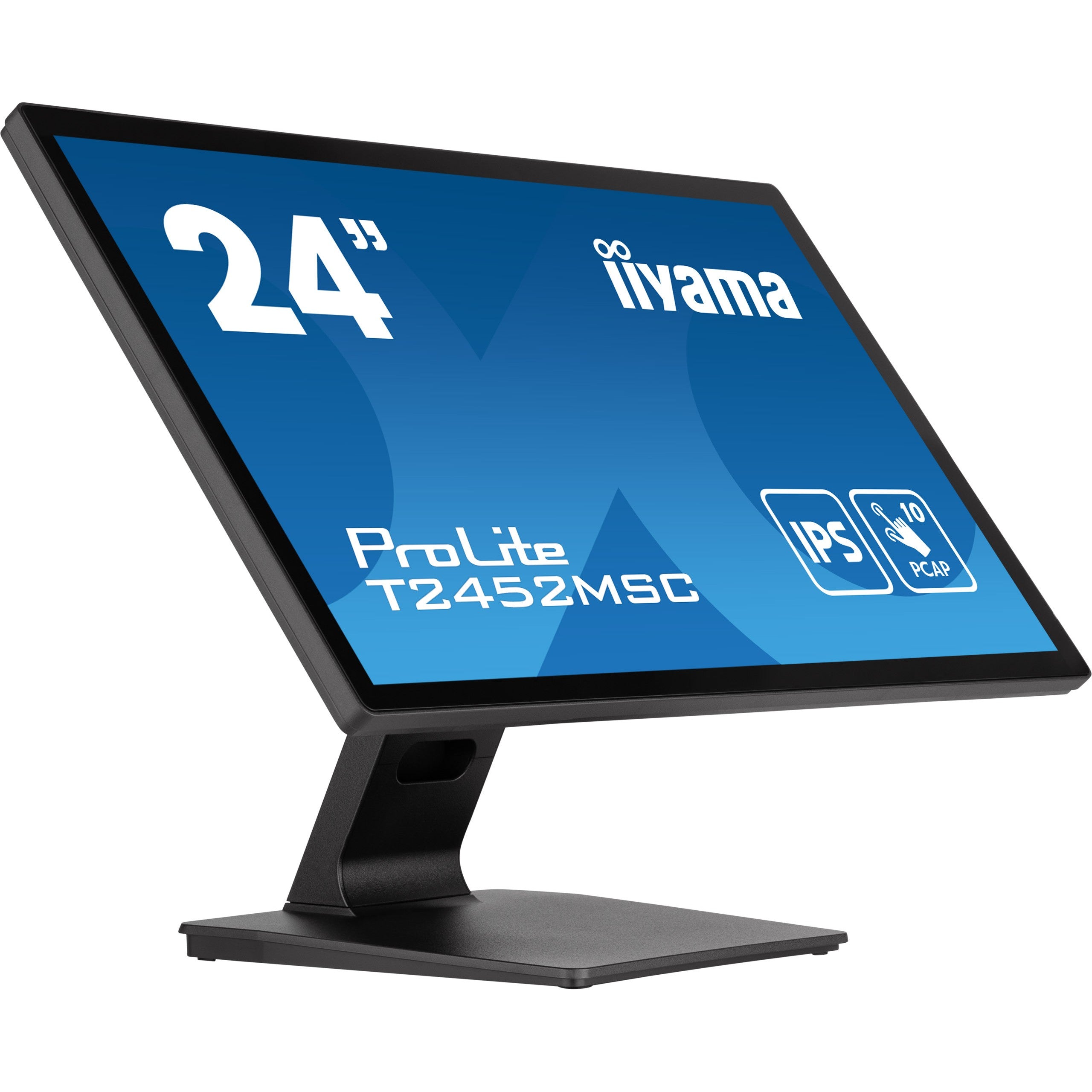 61cm/24" (1920x1080) iiyama ProLite T2452MSC-B1 16:9 FHD IPS Touch 14ms HDMI DP USB-C Speaker Black