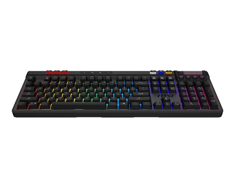 MSI STRIKE PRO WIRELESS Tastatur Gaming USB + Bluetooth QWERTY US Englisch Schwarz