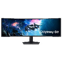 Samsung 124cm/49" (5120x1440) Samsung Odyssey G9 S49CG950EU 32:9 DQHD HDR1000 Curved 1ms 240Hz HDMI DP Black – Ansicht 2