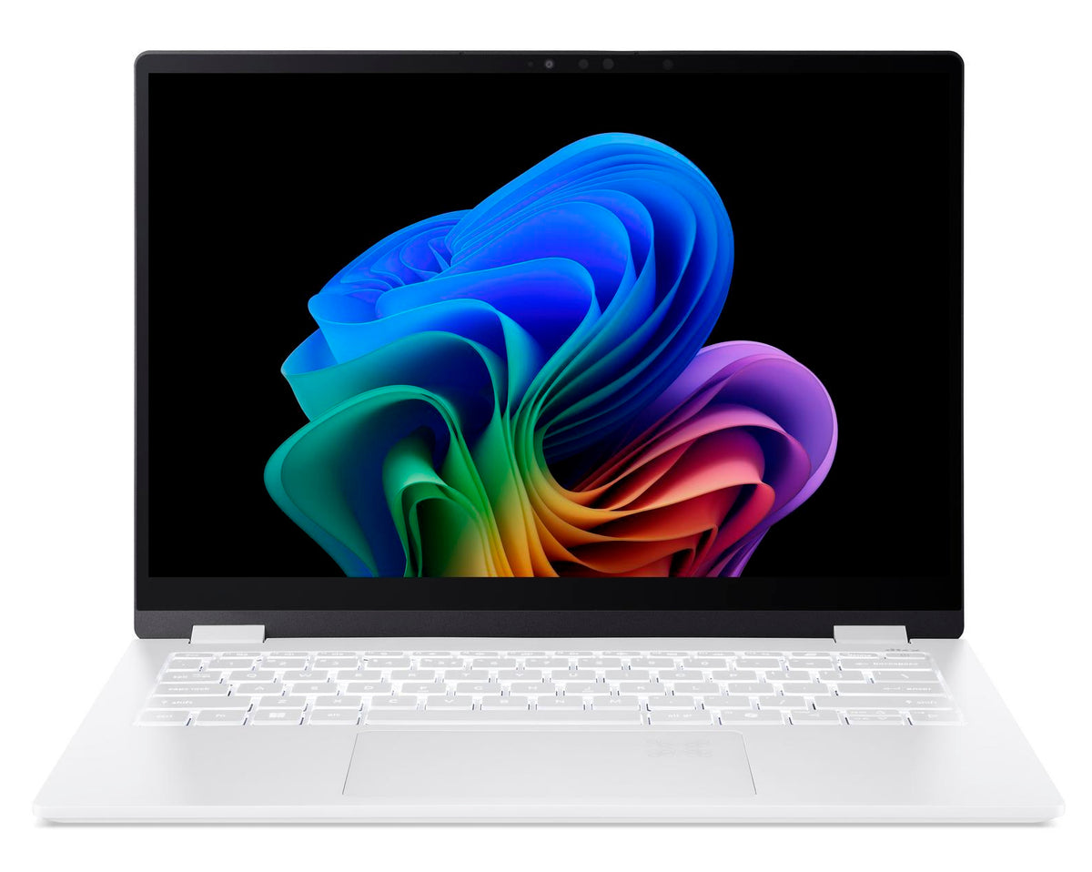 Acer Swift 14 AI SFE14-51T-94BZ Copilot+ PC Intel Core Ultra 9 288V Laptop 35,6 cm (14") Touchscreen 2.8K 32 GB LPDDR5x-SDRAM 1 TB SSD Wi-Fi 7 (802.11be) Windows 11 Home Weiß QWERTZ Deutsch