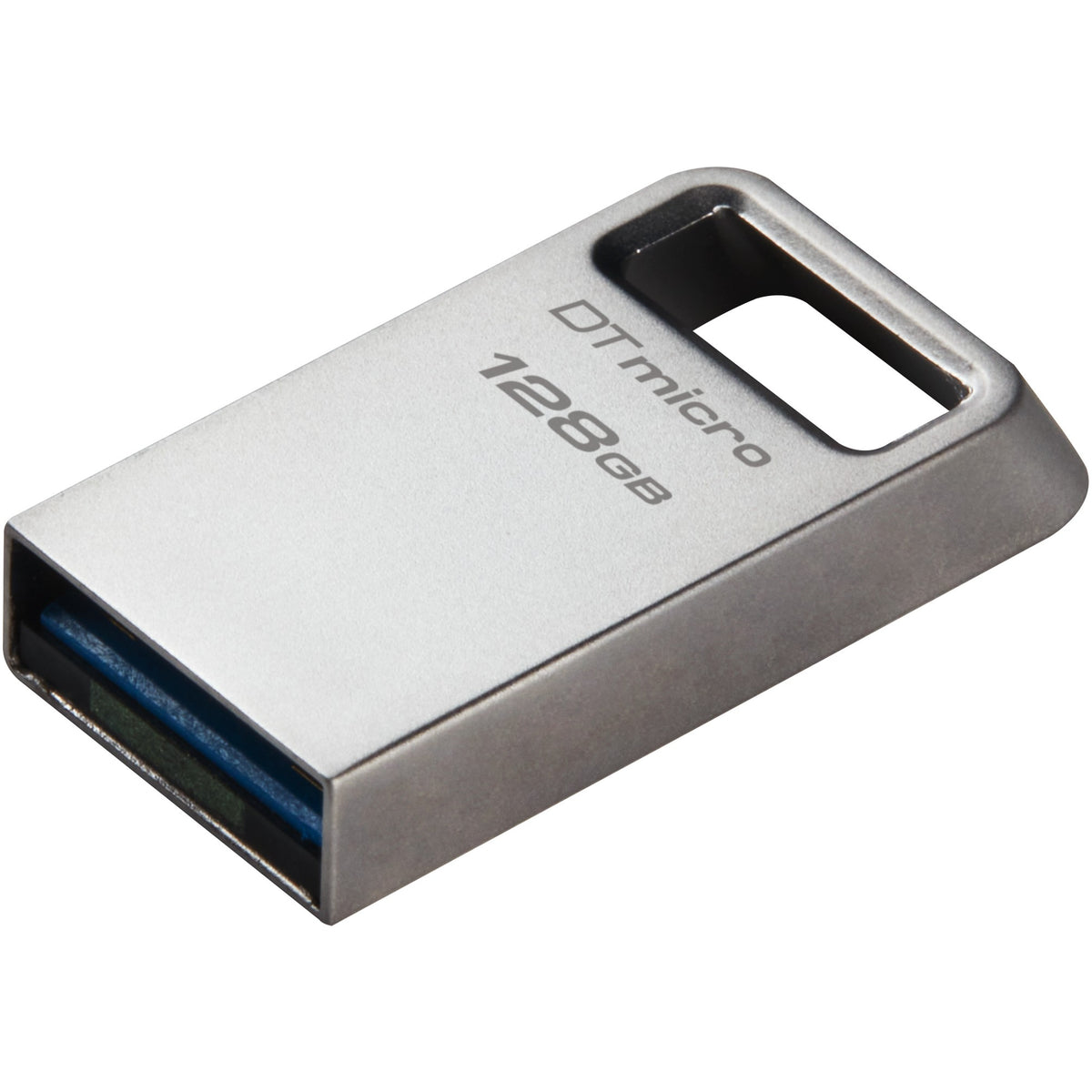 CHIAVETTA USB 3.2 128GB Kingston DataTraveler Micro Argento