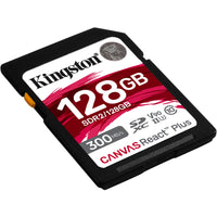 CARD 128GB Kingston Canvas React Plus XC 300MB/s