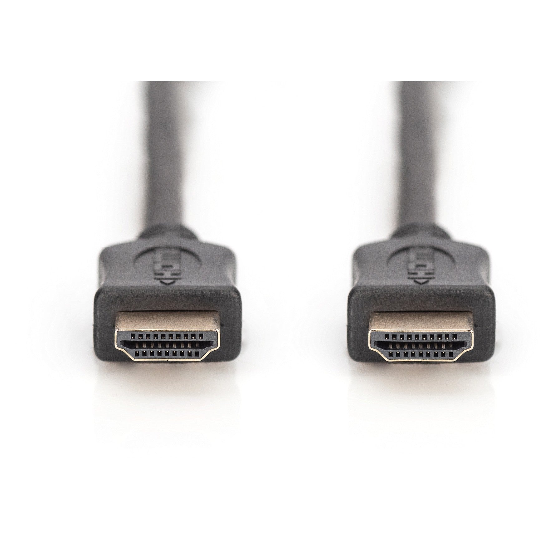 DIGITUS HDMI-Kabel A->A Ethernet St/St 2.0m schwarz gold Polybeutel