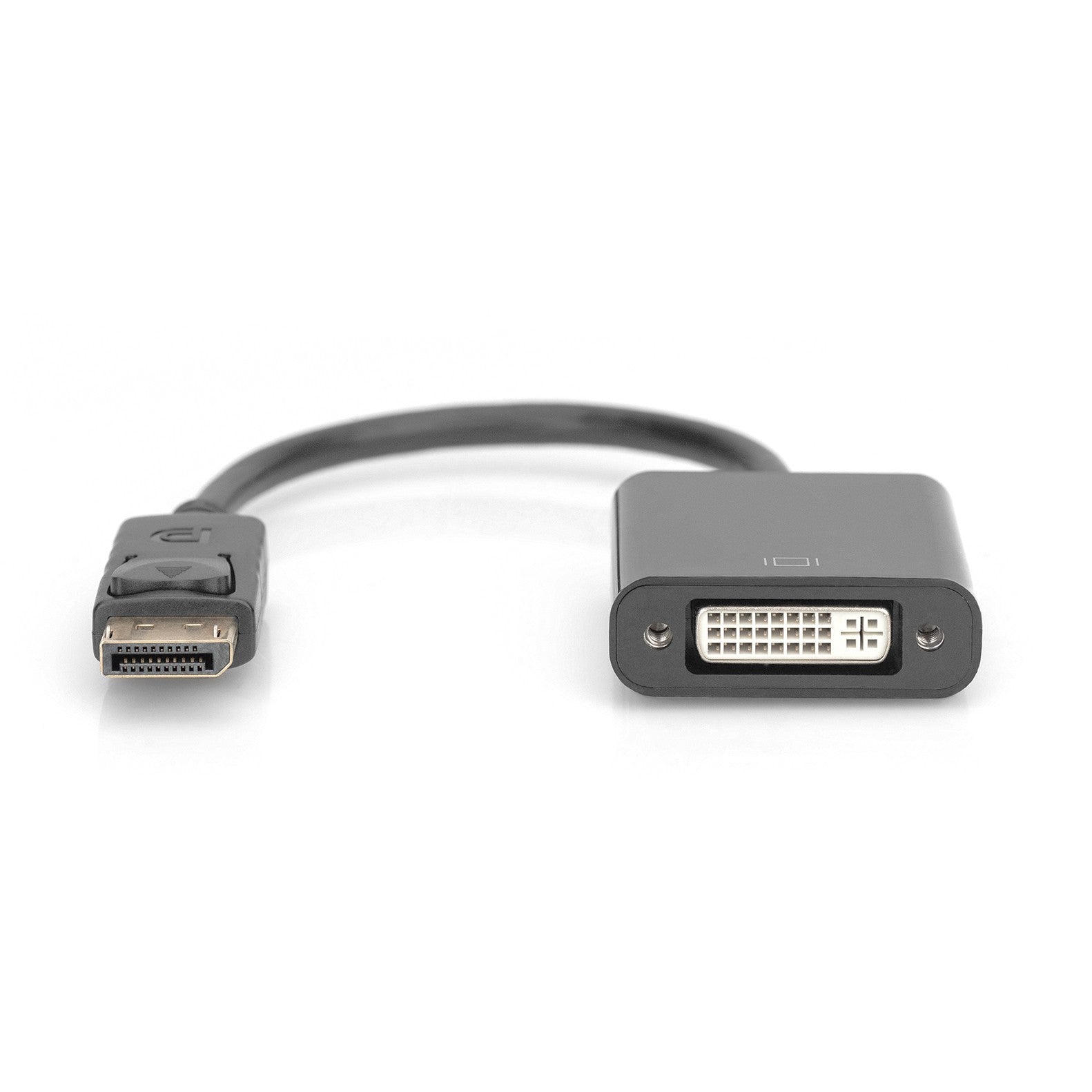 DIGITUS DisplayPort Adapter DP -> DVI 0.15m Verriegelung