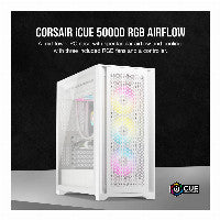 Midi Corsair iCUE 5000D RGB Airflow Window White