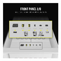 Midi Corsair iCUE 5000D RGB Airflow Window White