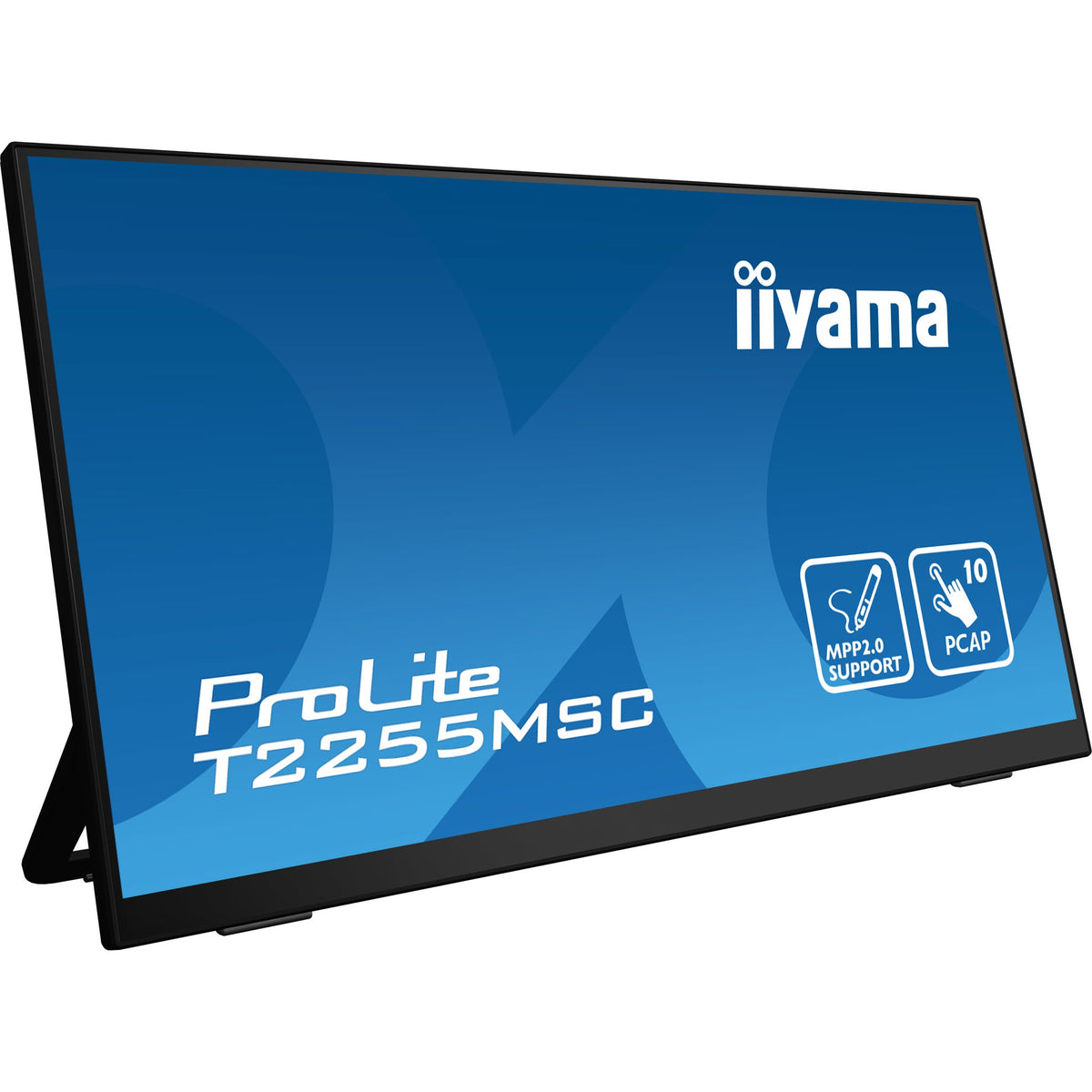 54.5cm/21.5" (1920x1080) iiyama ProLite T2255MSC-B1 16:9 FHD IPS Touch 5ms 60Hz HDMI DP Speaker Black