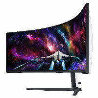 Samsung 144cm/57" (7680x2160) Samsung Odyssey Neo G9 S57CG952NU 32:9 Dual UHD HDR1000 Curved 1ms 240Hz HDMI DP USB Black/White – Ansicht 3
