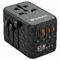 Verbatim Verbatim UTA-05 65W Universal Reise Ladeadapter GaN III