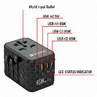 Verbatim Verbatim UTA-05 65W Universal Reise Ladeadapter GaN III – Ansicht 5