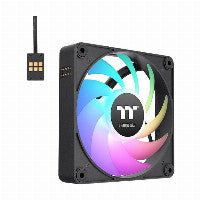 Thermaltake CT140 EX 140mm Black Addressable RGB Sync PWM 90.3 CFM 3-Pack