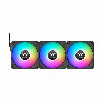 Thermaltake CT140 EX 140mm Black Addressable RGB Sync PWM 90.3 CFM 3-Pack
