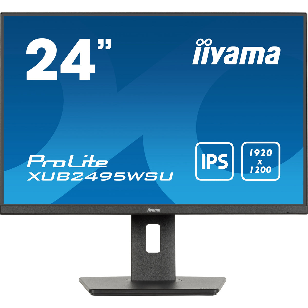 61.1cm/24" (1920x1200) Iiyama Prolite XUB2495WSU-B7 16:10 FHD IPS 4ms 75Hz HDMI DP USB Speaker Pivot Black