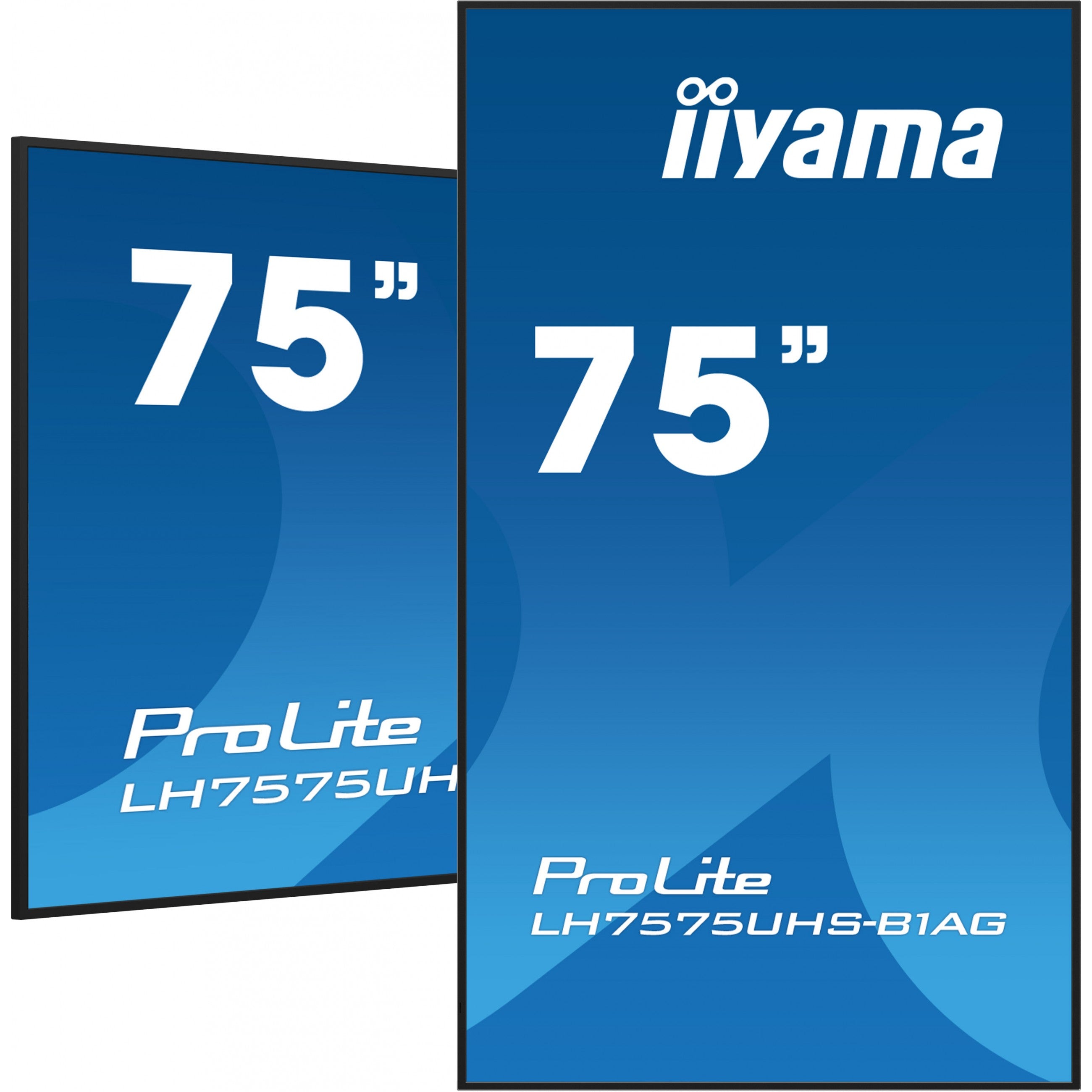 IIYAMA 189.3cm(75") LH7575UHS-B1AG 16:9 3xHDMI+DP+2xUSB IPS retail (Speditionsversand)
