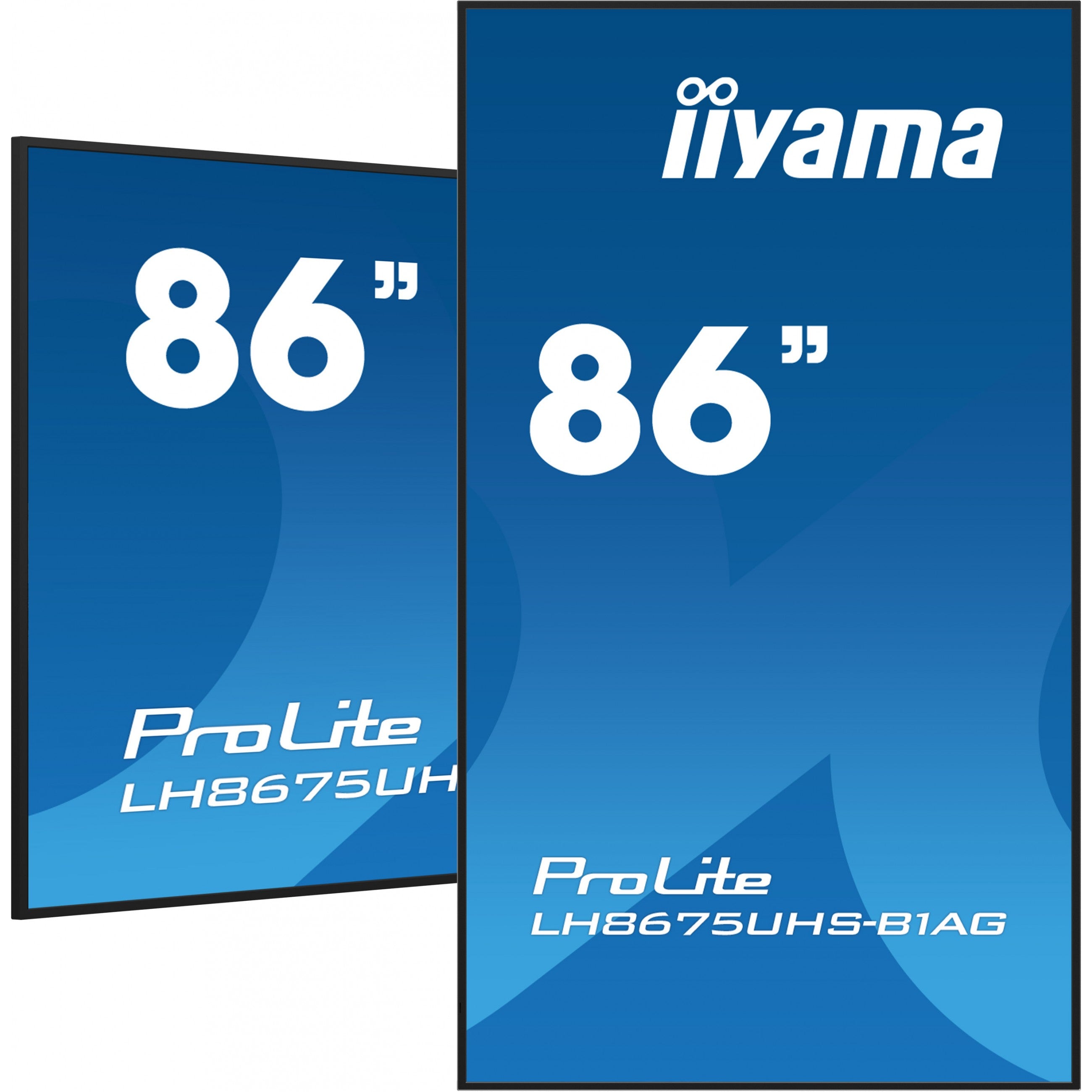 IIYAMA 217.4cm(85.6") LH8675UHS-B1AG 16:9 3xHDMI+2xUSB IPS retail (Speditionsversand)
