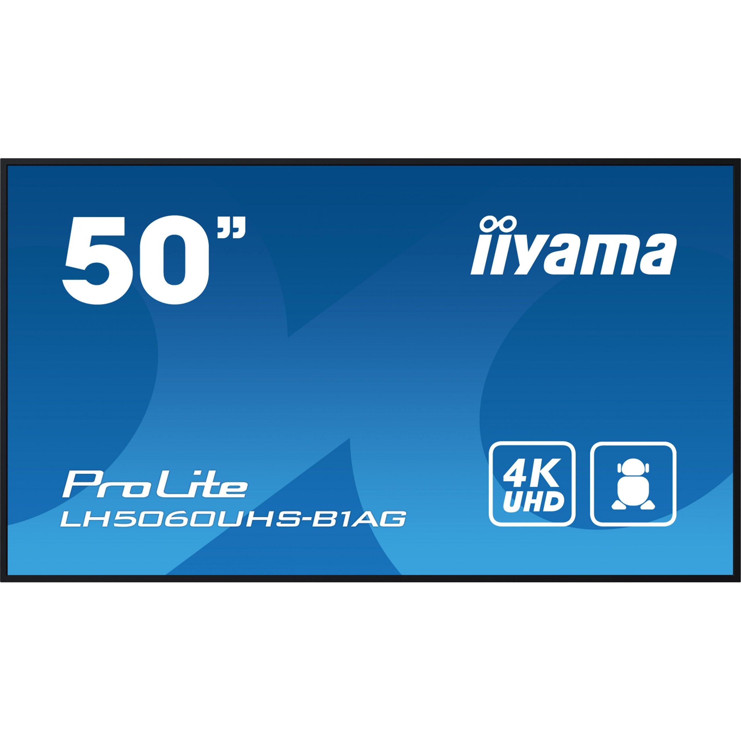 IIYAMA 125.7cm(49.5") LH5060UHS-B1AG 16:9 3xHDMI+2xUSB IPS retail (Speditionsversand)