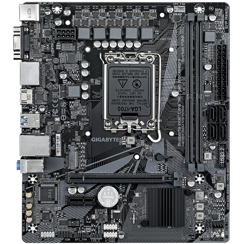 1700 Gigabyte H610M S2H V3 DDR4