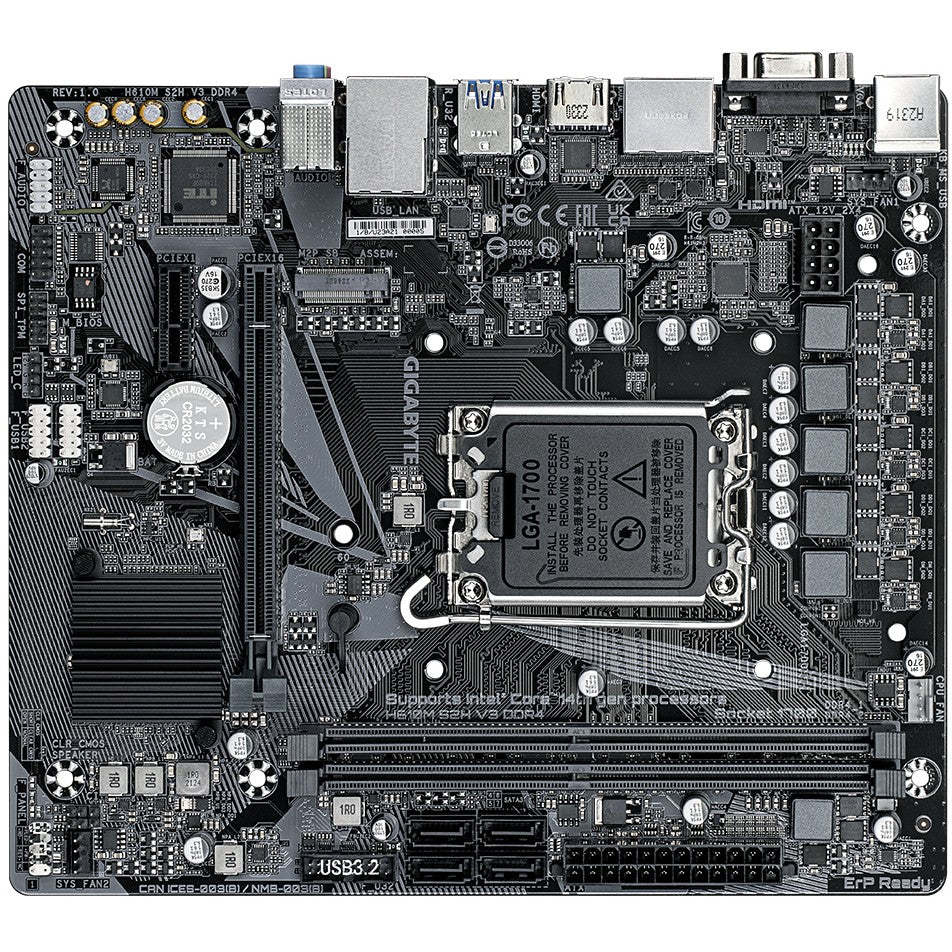 1700 Gigabyte H610M S2H V3 DDR4