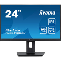 61cm/24" (2560x1440) iiyama ProLite XUB2492QSU-B1 16:9 WQHD IPS 0.5ms 100Hz HDMI DP USB Speaker Pivot Black