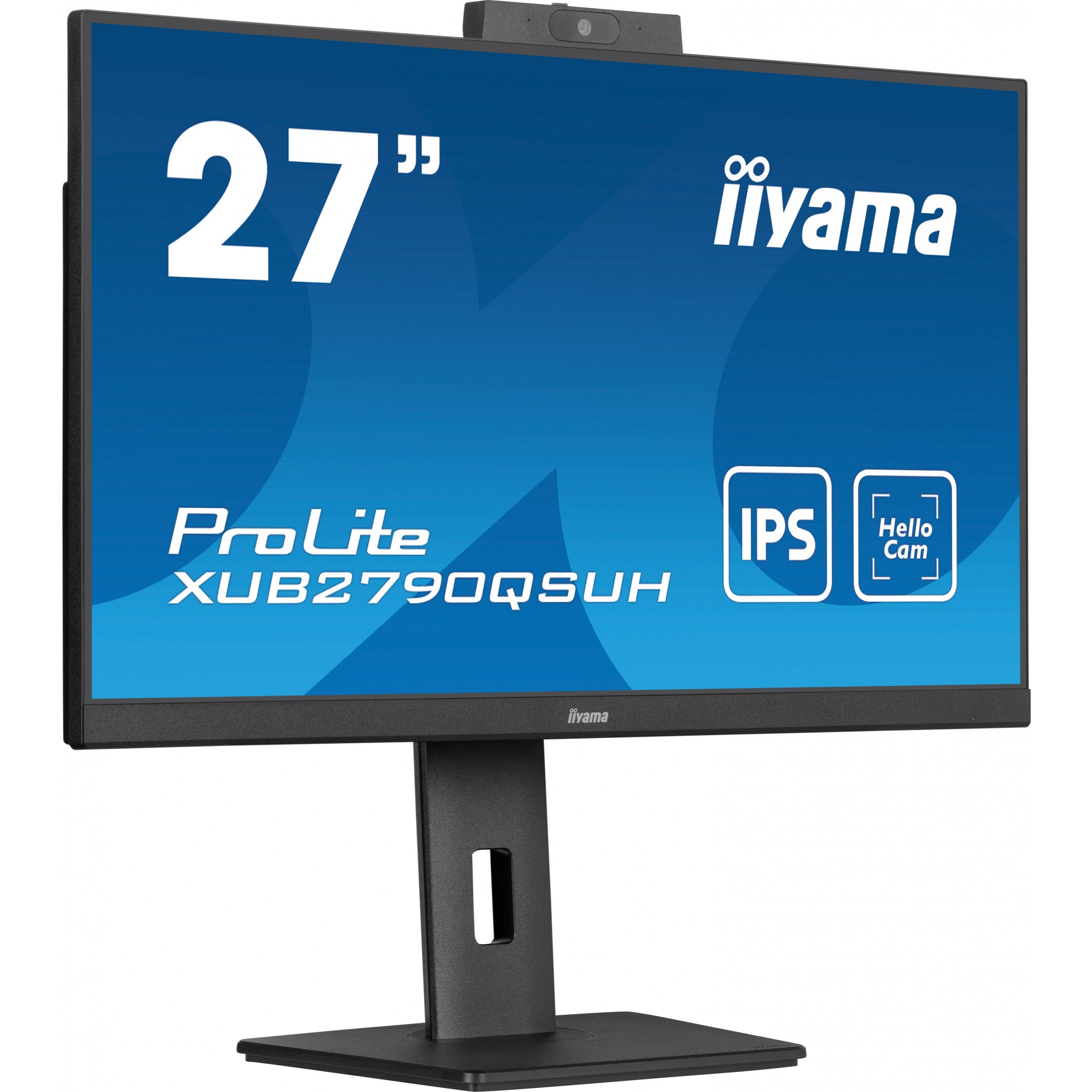 68.5cm/27" (2560x1440) iiyama ProLite XUB2790QSUH-B1 16:9 QHD IPS 0.4ms 100Hz HDMI DP USB-C KVM Speaker Pivot Black
