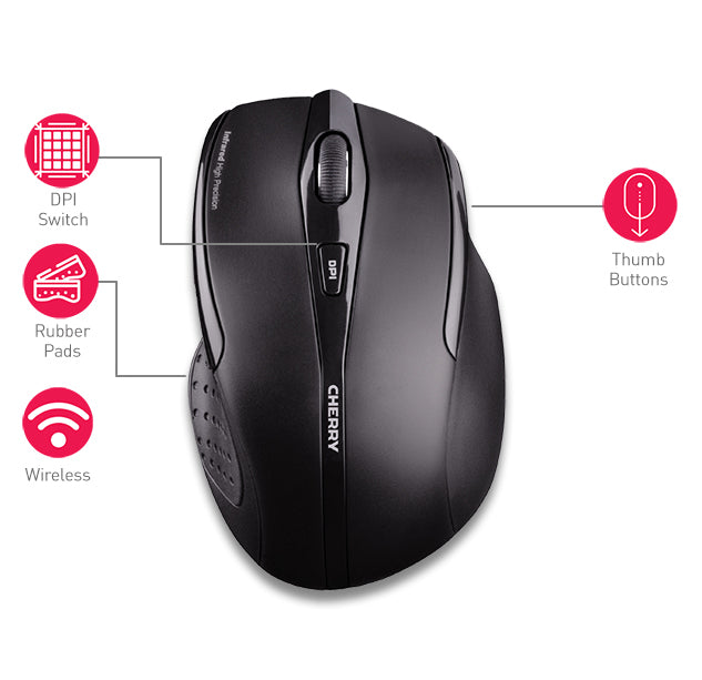 CHERRY MW 3000 Kabellose Maus, USB