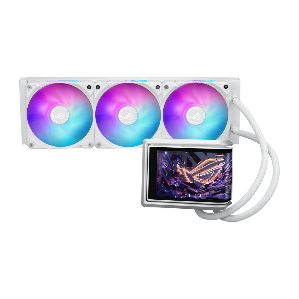 Dissipatore a liquido all-in-one per processore ASUS ROG RYUO IV 360 ARGB WHT 12 cm Bianco