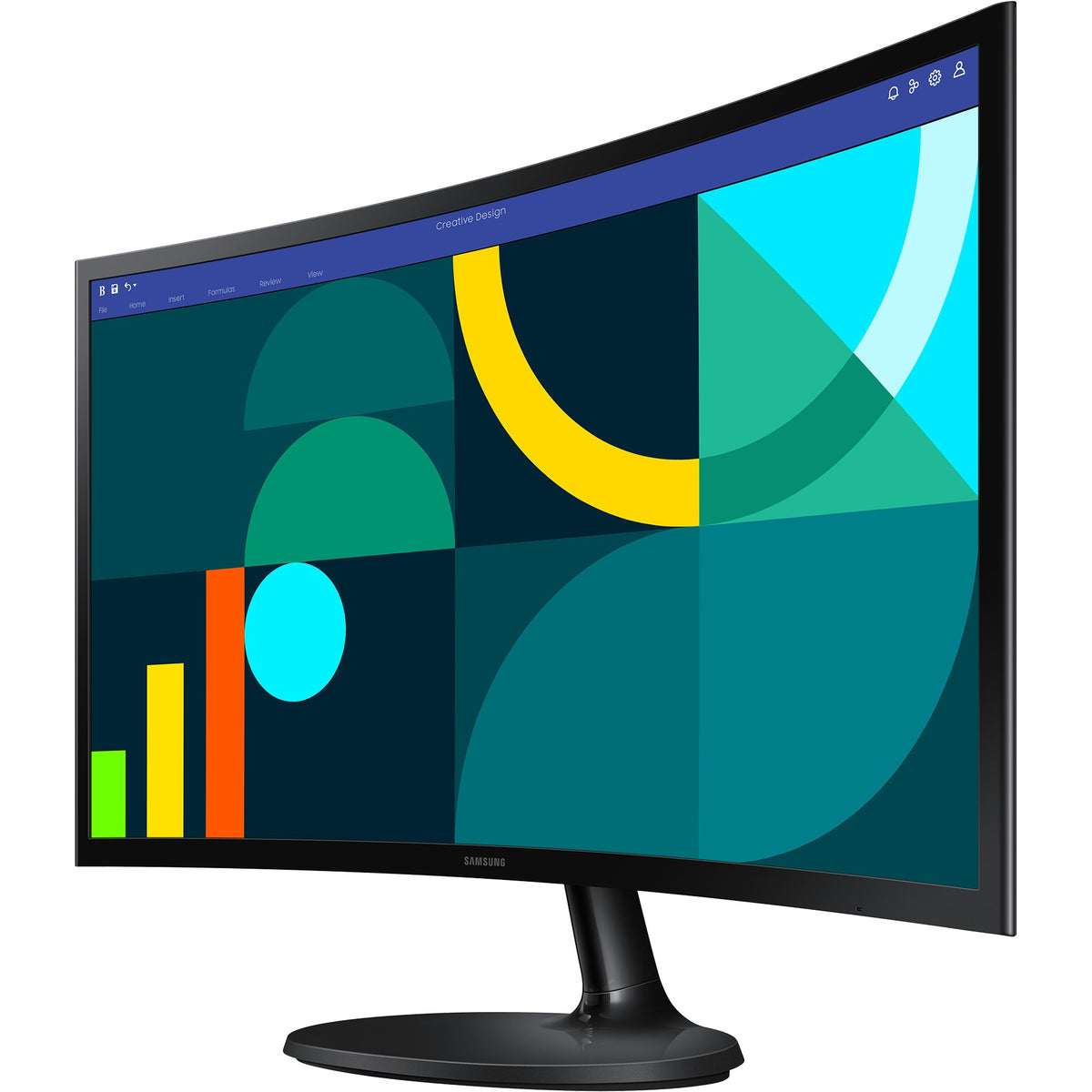 61 cm/24" (1920x1080) Samsung S24D364GAU 16:9 Essential Full HD 4 ms Noir