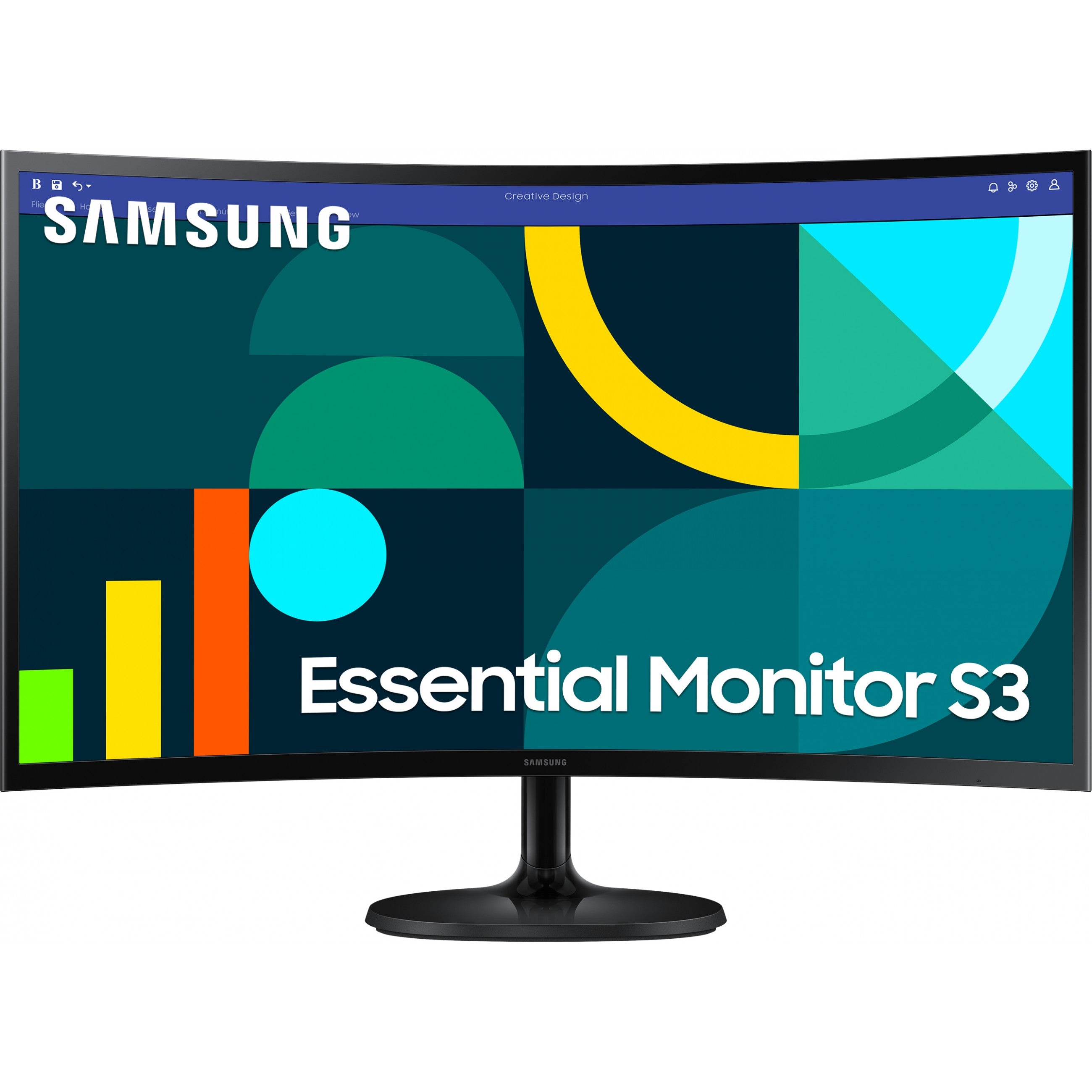 68.6cm / 27" (1920x1080) Samsung LS27D364GAU 16:9 Essential S36GD 4ms Full HD Black