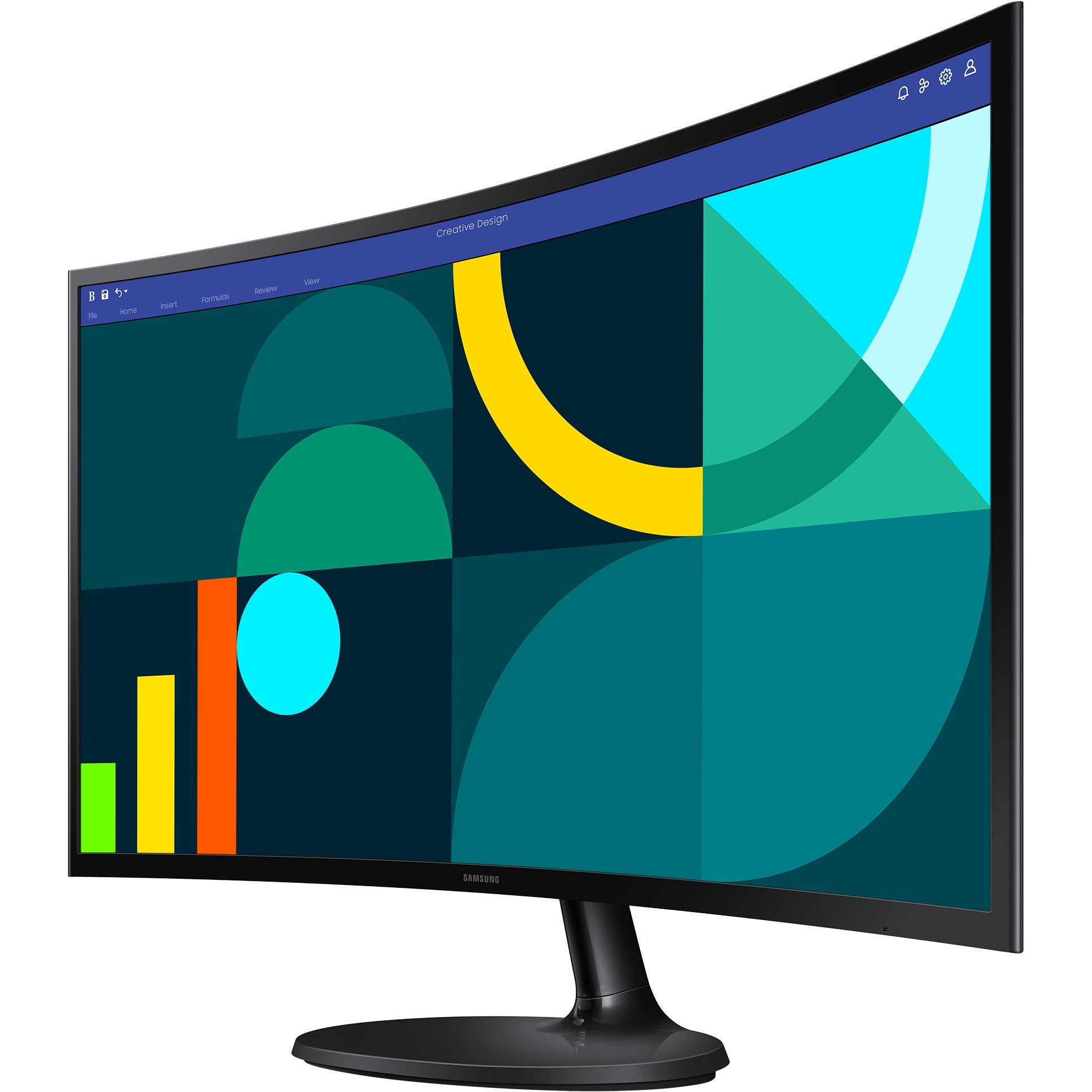 68.6cm / 27" (1920x1080) Samsung LS27D364GAU 16:9 Essential S36GD 4ms Full HD Black