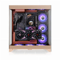 Thermaltake CTE E550 ATX Mid Tower Orange Tempered Glass Side Panel